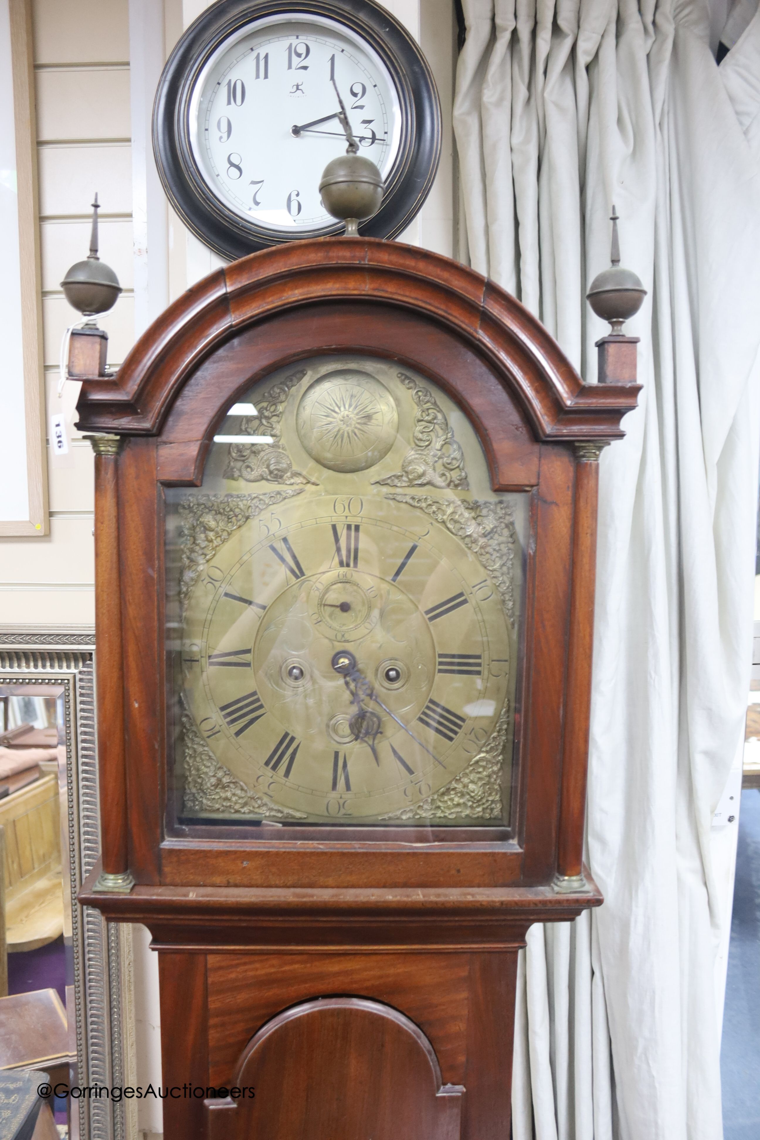 A George III mahogany eight day longcase clock